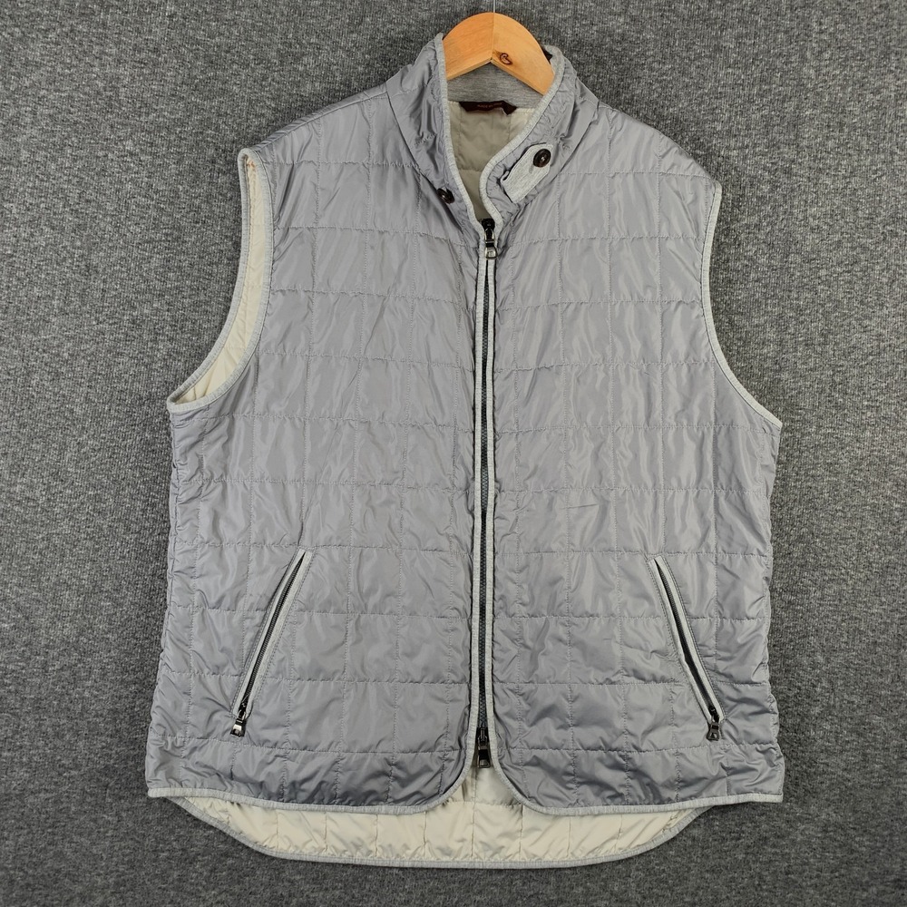 Waterville Vest Men XL Theo Quilted Made in Italy Luxury The Andover Shop